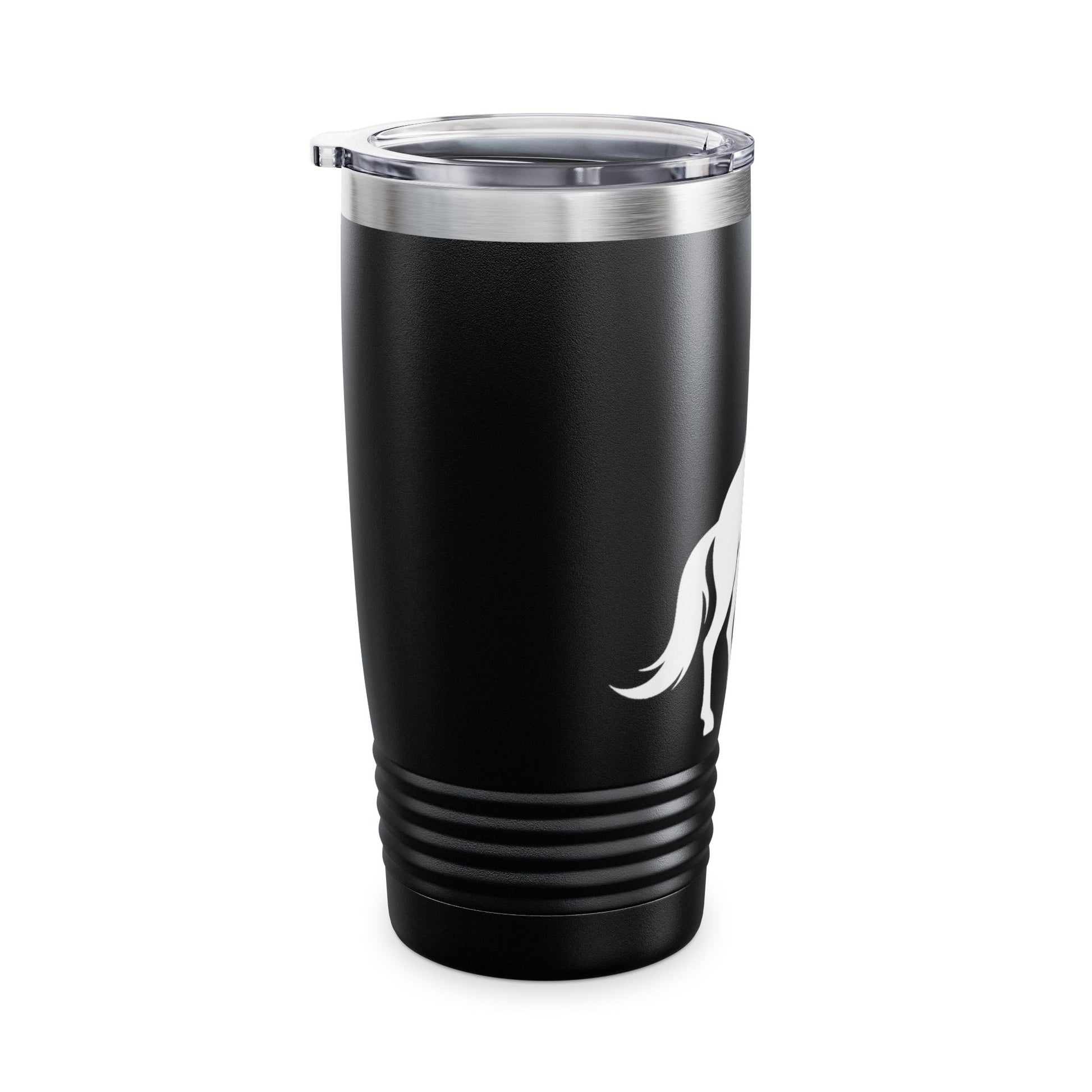 Elegant Stallion Design Tumbler, 20oz - Stylish Travel Mug, Perfect Gift for Horse Lovers, Equestrian Gifts, Personalized Drinkware