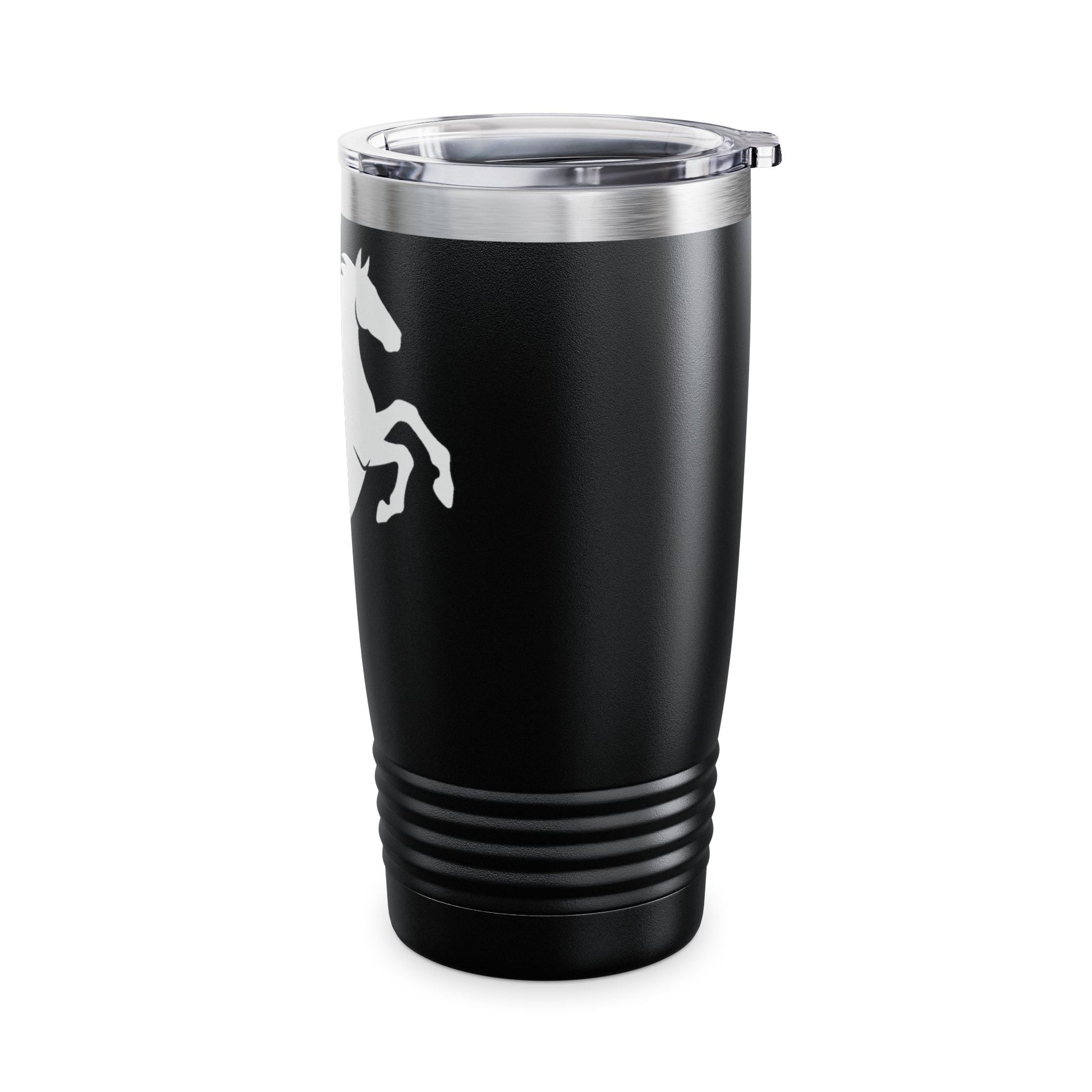 Elegant Stallion Design Tumbler, 20oz - Stylish Travel Mug, Perfect Gift for Horse Lovers, Equestrian Gifts, Personalized Drinkware